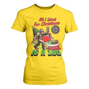 All I Want For Christmas Is A 180 T Shirt For Women Bigfoot Lover Dartist Gift TS12 Daisy Print Your Wear