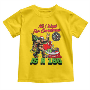 All I Want For Christmas Is A 180 Toddler T Shirt Bigfoot Lover Dartist Gift TS12 Daisy Print Your Wear