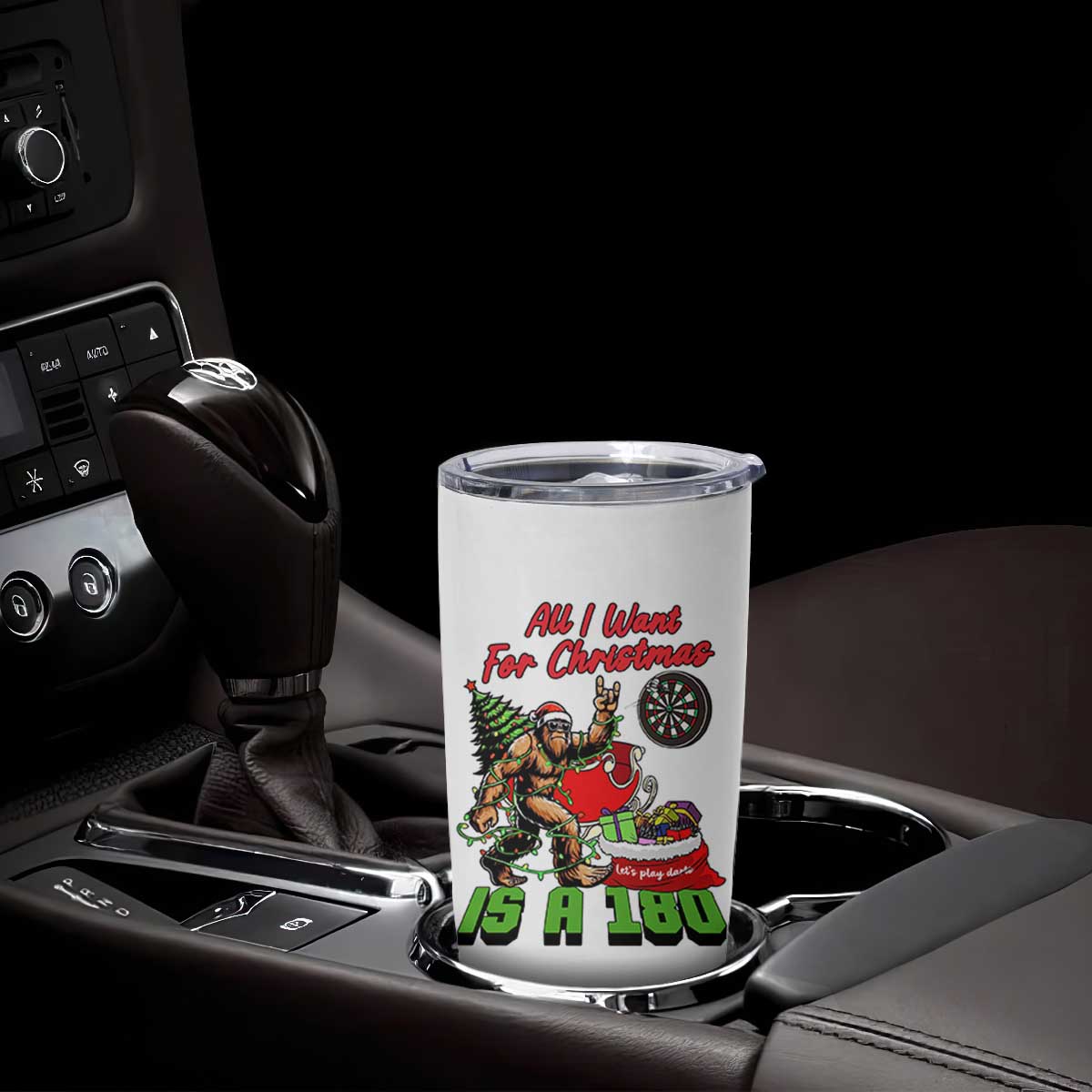 All I Want For Christmas Is A 180 Tumbler Cup Bigfoot Lover Dartist Gift TS12 Print Your Wear