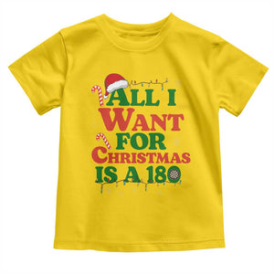 Funny Dart Player Toddler T Shirt All I Want For Christmas Is A 180 TS12 Daisy Print Your Wear