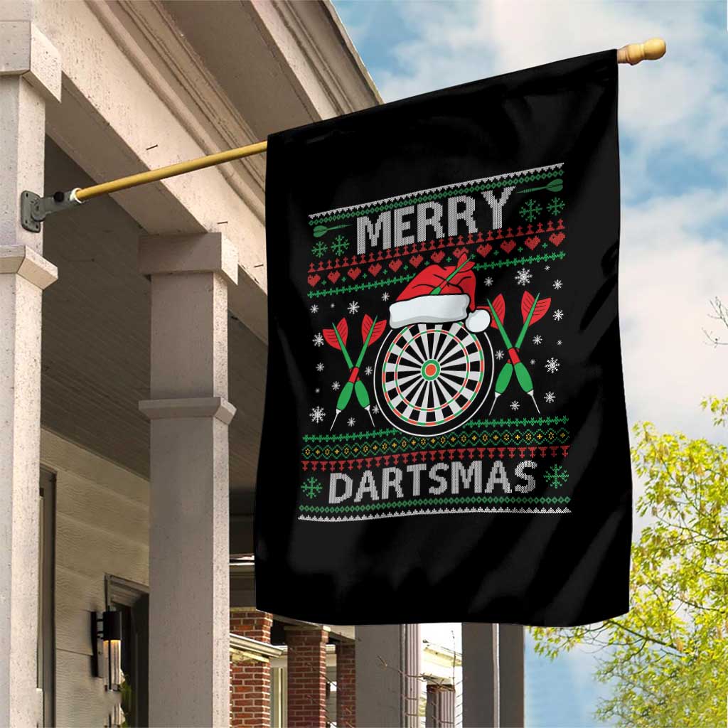Christmas Dart Player Gift Garden Flag Merry Dartsmas TS12 Print Your Wear
