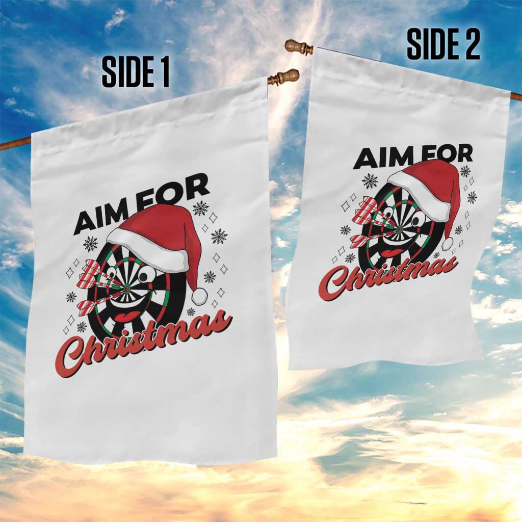 Funny Dart Player Aim For Christmas Garden Flag Gift For Dartist TS12 Print Your Wear