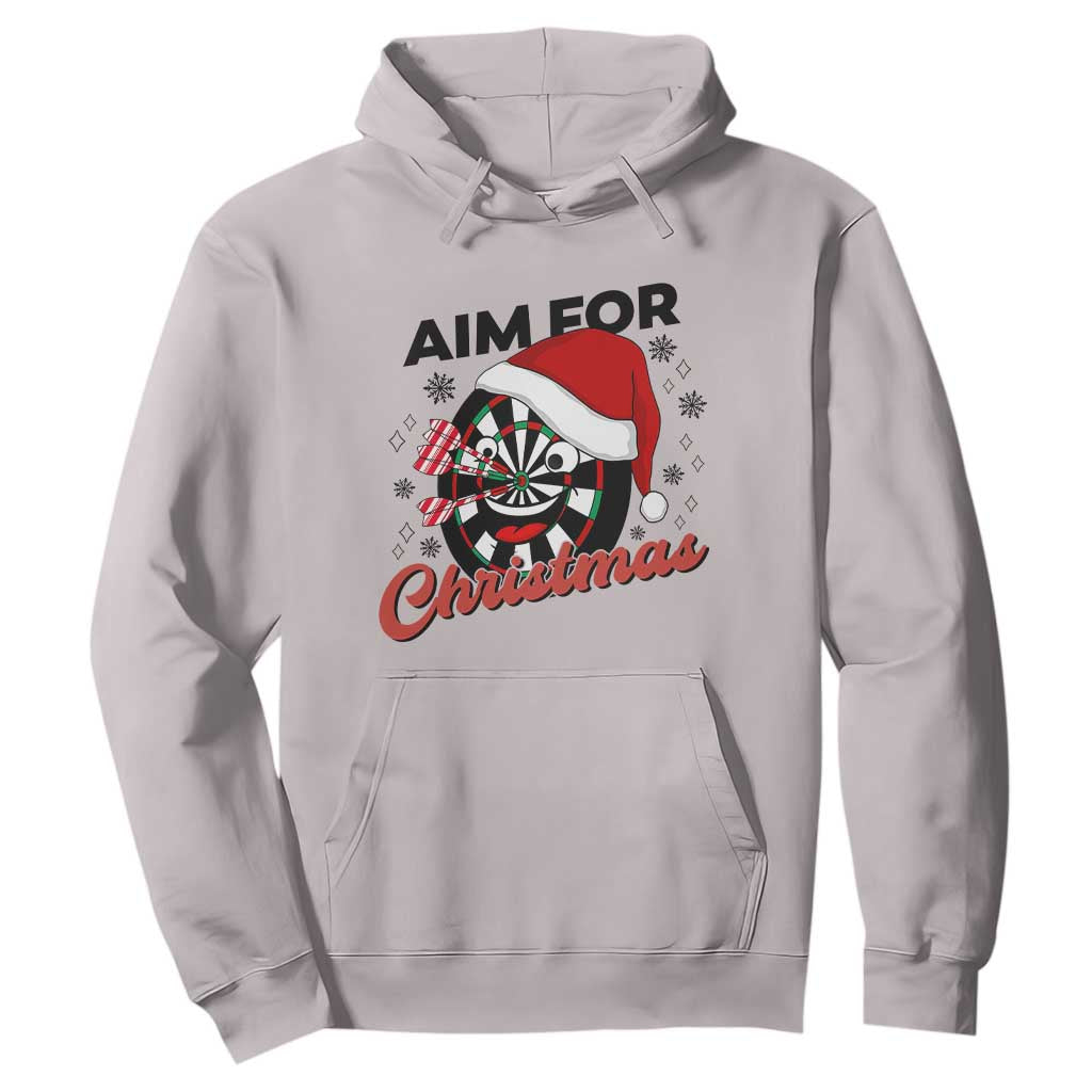 Funny Dart Player Aim For Christmas Hoodie Gift For Dartist TS12 Ice Gray Print Your Wear