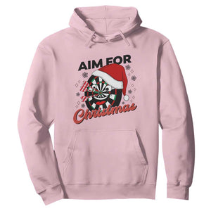 Funny Dart Player Aim For Christmas Hoodie Gift For Dartist TS12 Light Pink Print Your Wear