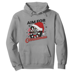 Funny Dart Player Aim For Christmas Hoodie Gift For Dartist TS12 Sport Gray Print Your Wear