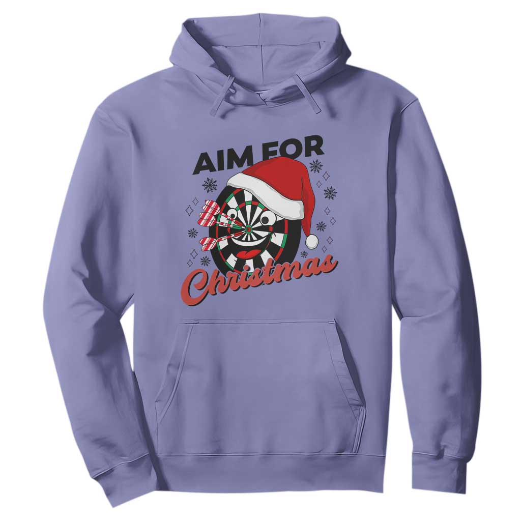 Funny Dart Player Aim For Christmas Hoodie Gift For Dartist TS12 Violet Print Your Wear