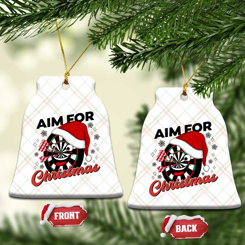 Funny Dart Player Aim For Christmas Ceramic Ornament Gift For Dartist TS12 Print Your Wear