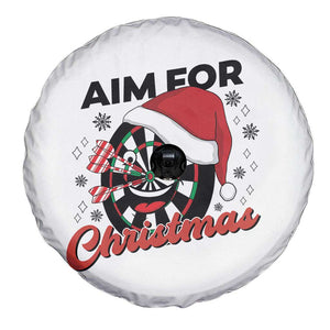 Funny Dart Player Aim For Christmas Spare Tire Cover Gift For Dartist TS12 Print Your Wear