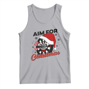 Funny Dart Player Aim For Christmas Tank Top Gift For Dartist TS12 Athletic Heather Print Your Wear