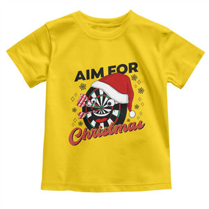 Funny Dart Player Aim For Christmas Toddler T Shirt Gift For Dartist TS12 Daisy Print Your Wear