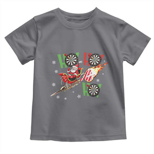 Christmas Dart Game Toddler T Shirt Funny Ho Ho Ho Dart Player Holiday Gift TS12 Charcoal Print Your Wear