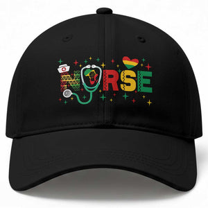 Proud Black Nurse Baseball Cap Black History Month Gift TS12 Print Your Wear