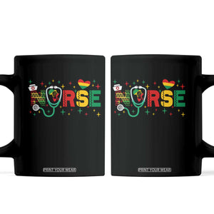 Proud Black Nurse Coffee Mug Black History Month Gift TS12 Black Print Your Wear