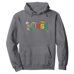 Proud Black Nurse Hoodie Black History Month Gift TS12 Charcoal Print Your Wear