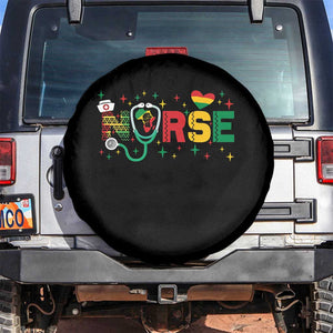 Proud Black Nurse Spare Tire Cover Black History Month Gift TS12 No hole Black Print Your Wear