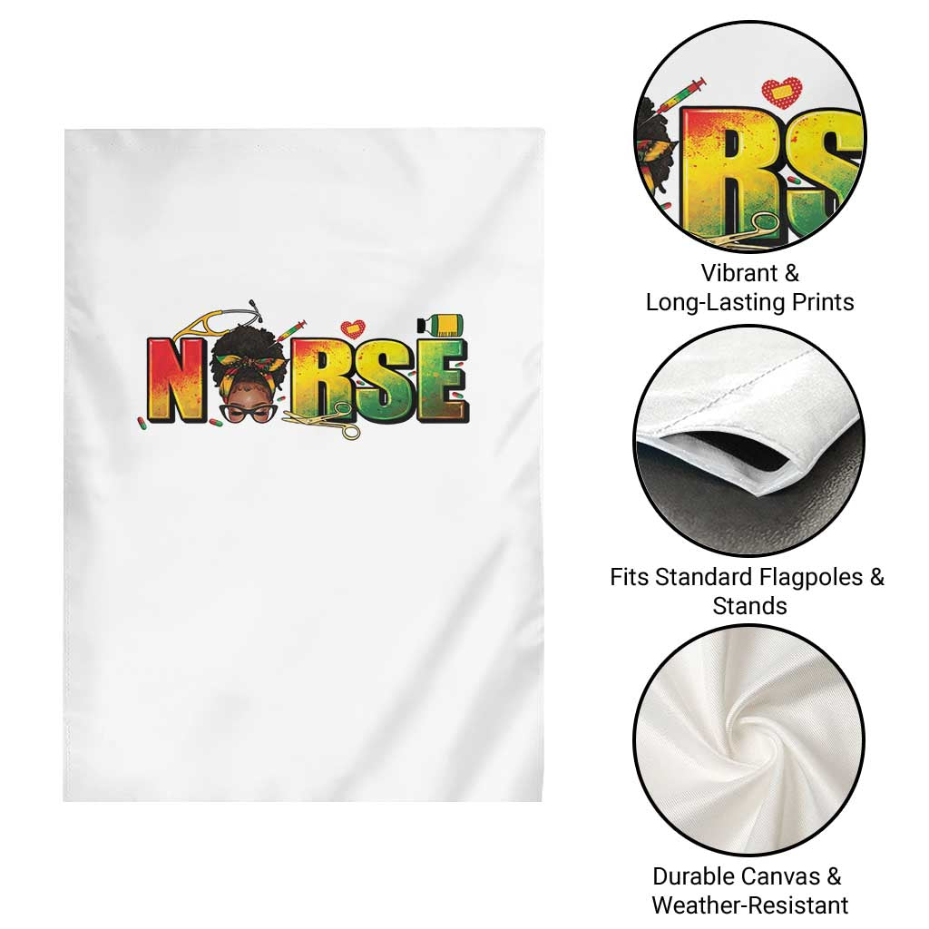 Proud Black Nurse Garden Flag Black History Month Healthcare Gift TS12 Print Your Wear