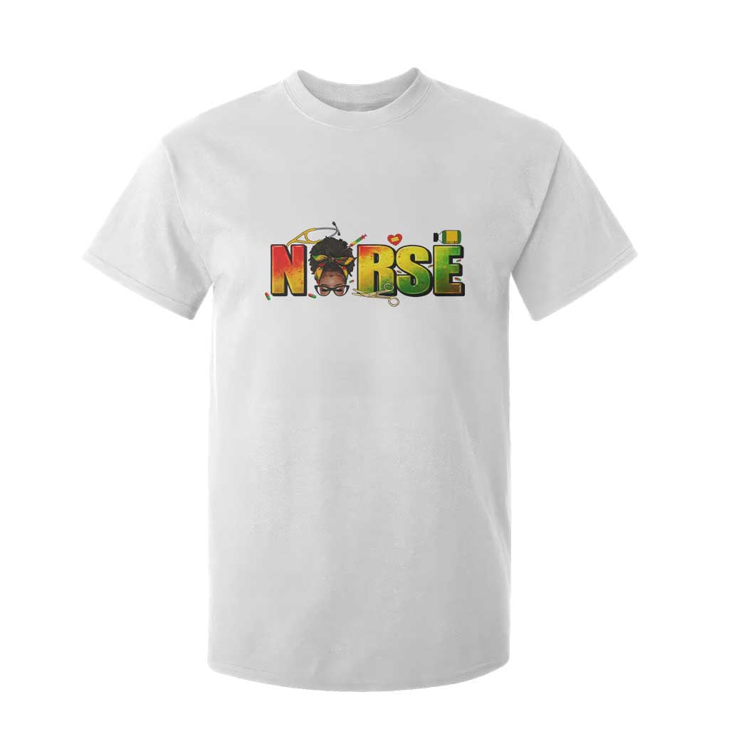 Proud Black Nurse T Shirt For Kid Black History Month Healthcare Gift TS12 White Print Your Wear