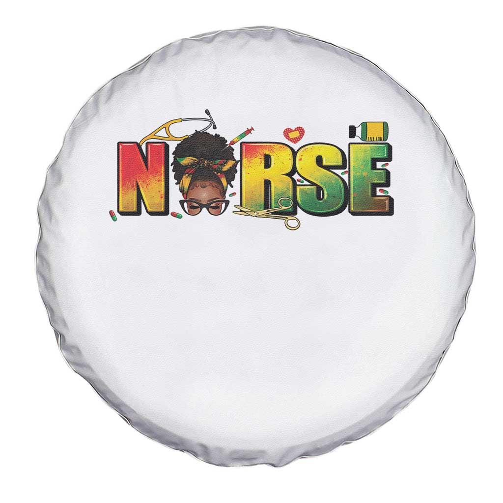 Proud Black Nurse Spare Tire Cover Black History Month Healthcare Gift TS12 Print Your Wear