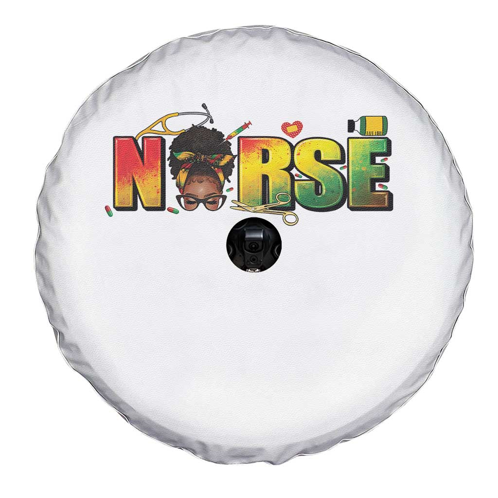 Proud Black Nurse Spare Tire Cover Black History Month Healthcare Gift TS12 Print Your Wear