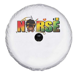 Proud Black Nurse Spare Tire Cover Black History Month Healthcare Gift TS12 Print Your Wear