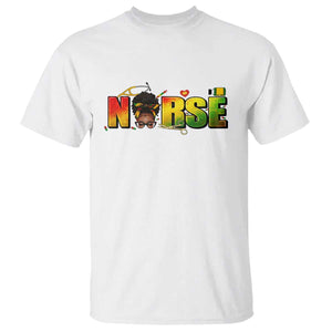 Proud Black Nurse T Shirt Black History Month Healthcare Gift TS12 White Print Your Wear