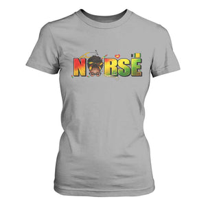 Proud Black Nurse T Shirt For Women Black History Month Healthcare Gift TS12 Sport Gray Print Your Wear