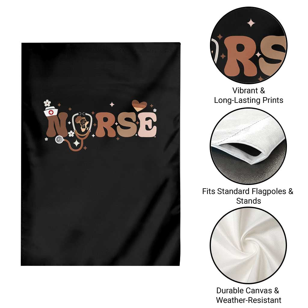 Strong Black Nurse Garden Flag African American Healthcare Hero Gift TS12 Print Your Wear