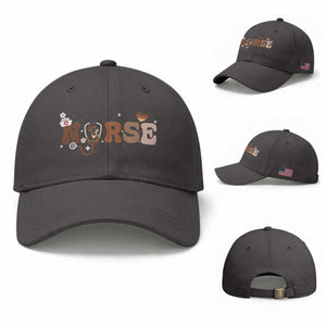 Strong Black Nurse Baseball Cap African American Healthcare Hero Gift TS12 Baseball Cap Universal Fit Dark Gray Print Your Wear