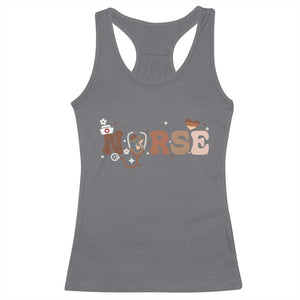 Strong Black Nurse Racerback Tank Top African American Healthcare Hero Gift TS12 Charcoal Print Your Wear