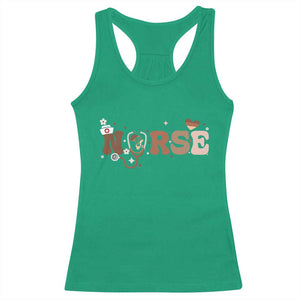 Strong Black Nurse Racerback Tank Top African American Healthcare Hero Gift TS12 Irish Green Print Your Wear