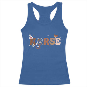 Strong Black Nurse Racerback Tank Top African American Healthcare Hero Gift TS12 Royal Blue Print Your Wear