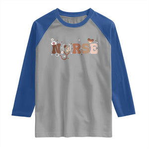 Strong Black Nurse Raglan Shirt African American Healthcare Hero Gift TS12 Sport Gray Royal Print Your Wear