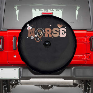 Strong Black Nurse Spare Tire Cover African American Healthcare Hero Gift TS12 Black Print Your Wear