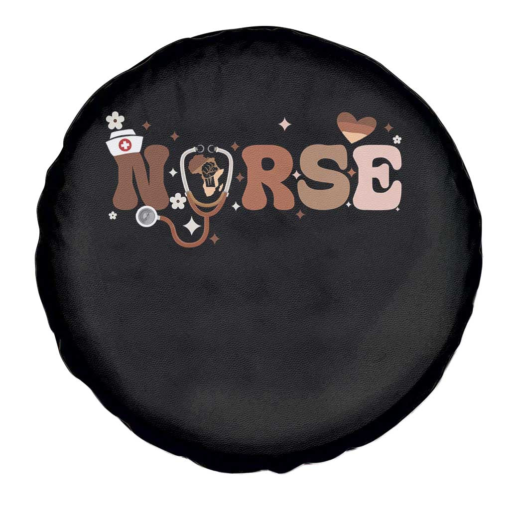 Strong Black Nurse Spare Tire Cover African American Healthcare Hero Gift TS12 Print Your Wear