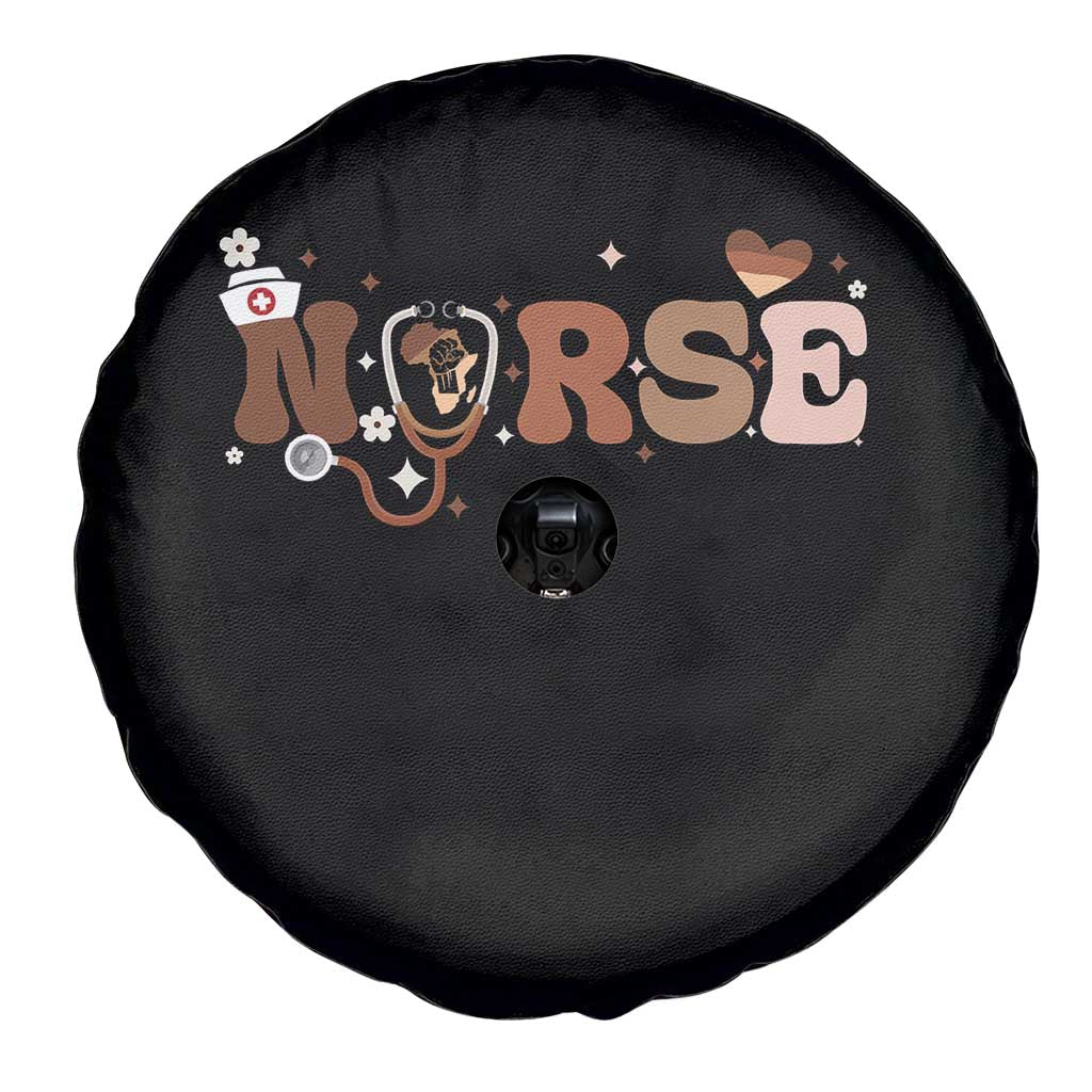 Strong Black Nurse Spare Tire Cover African American Healthcare Hero Gift TS12 Print Your Wear