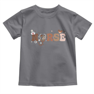 Strong Black Nurse Toddler T Shirt African American Healthcare Hero Gift TS12 Charcoal Print Your Wear