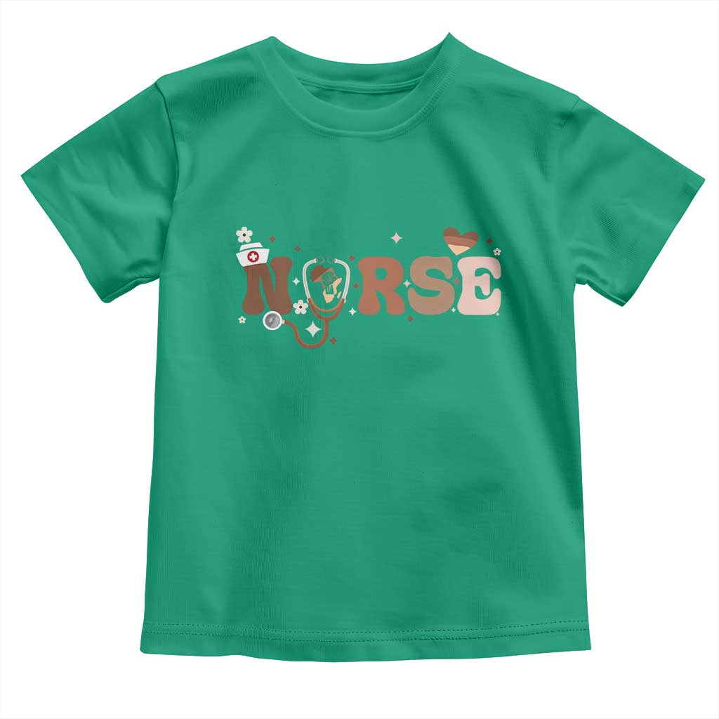 Strong Black Nurse Toddler T Shirt African American Healthcare Hero Gift TS12 Irish Green Print Your Wear