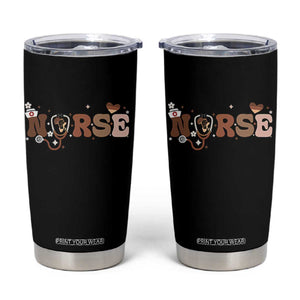 Strong Black Nurse Tumbler Cup African American Healthcare Hero Gift TS12 Black Print Your Wear