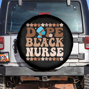 Dope Black Nurse Spare Tire Cover African American Black Nurse Gift TS12 No hole Black Print Your Wear