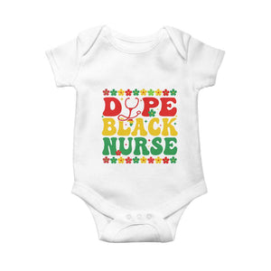 Melanin Queen Nursing Black History Month Gift Baby Onesie Dope Black Nurse TS12 White Print Your Wear