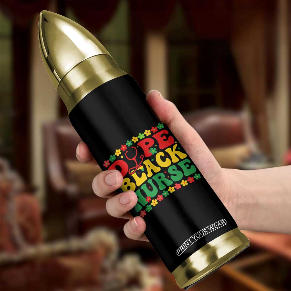 Melanin Queen Nursing Black History Month Gift Bullet Tumbler Dope Black Nurse TS12 Print Your Wear