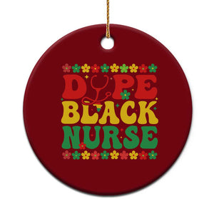 Melanin Queen Nursing Black History Month Gift Ceramic Ornament Dope Black Nurse TS12 1pc Red Print Your Wear