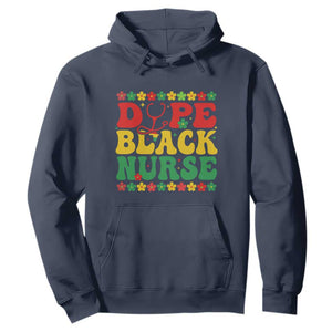 Melanin Queen Nursing Black History Month Gift Hoodie Dope Black Nurse TS12 Navy Print Your Wear