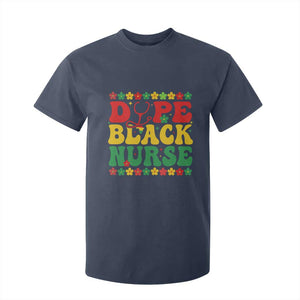 Melanin Queen Nursing Black History Month Gift T Shirt For Kid Dope Black Nurse TS12 Navy Print Your Wear