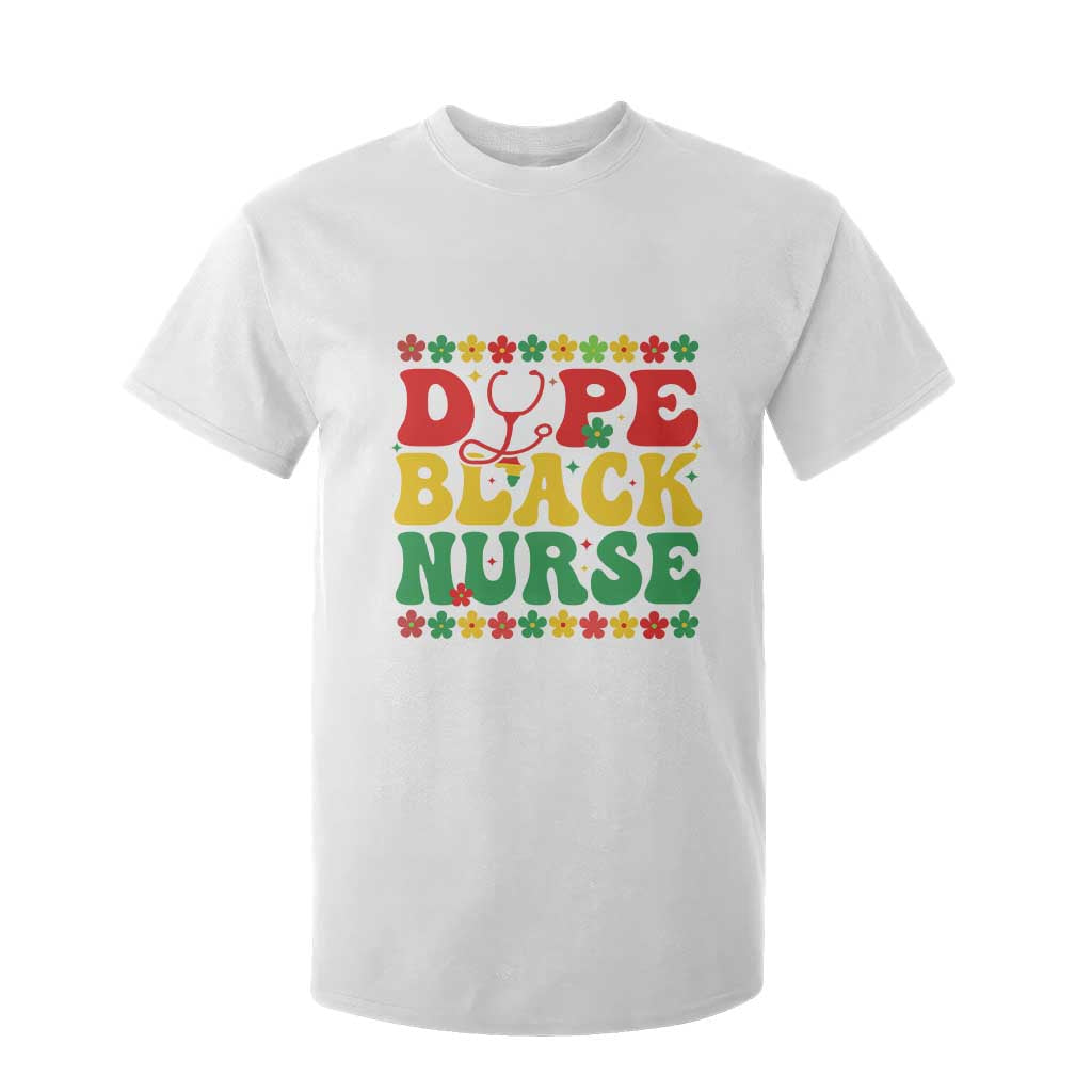 Melanin Queen Nursing Black History Month Gift T Shirt For Kid Dope Black Nurse TS12 White Print Your Wear