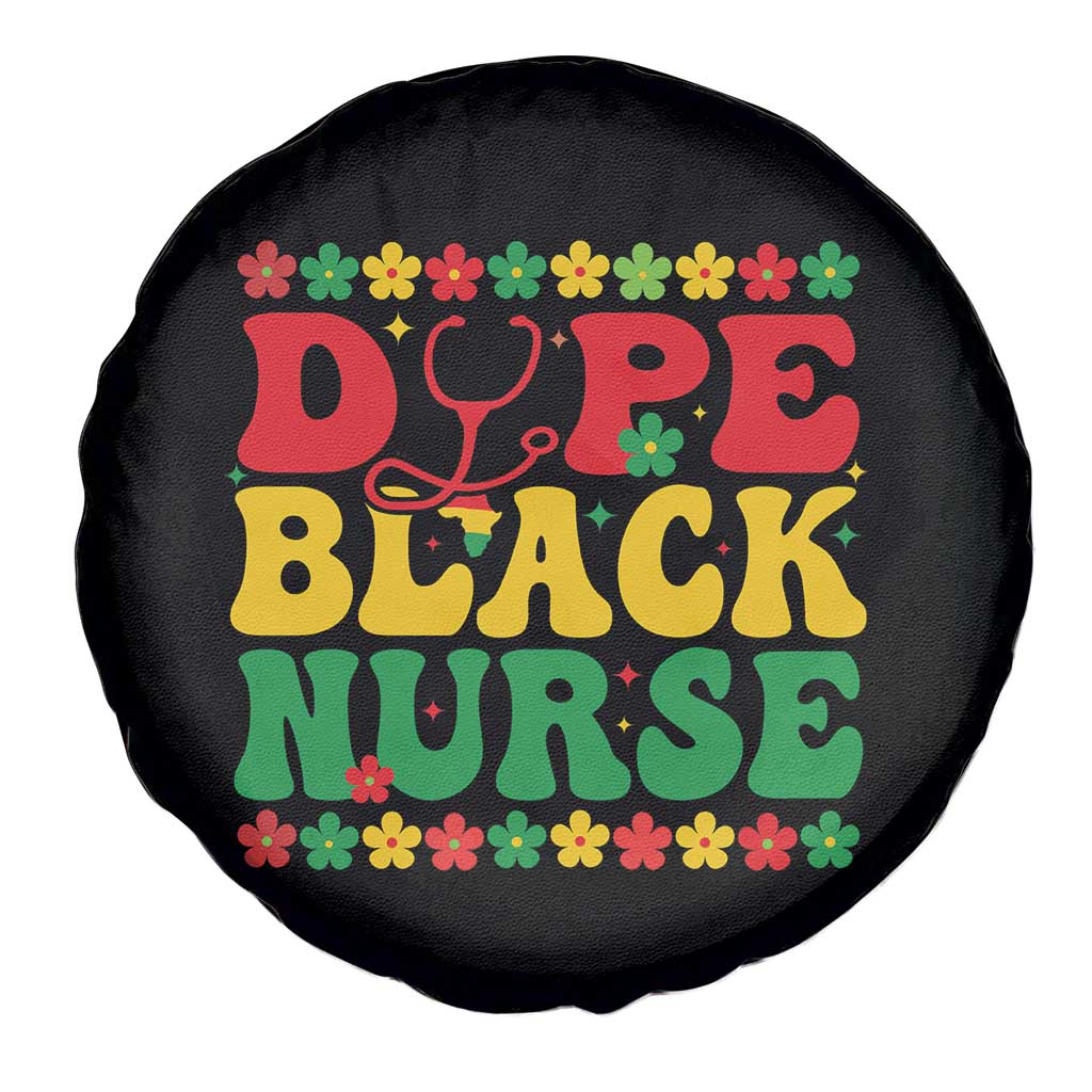 Melanin Queen Nursing Black History Month Gift Spare Tire Cover Dope Black Nurse TS12 Print Your Wear