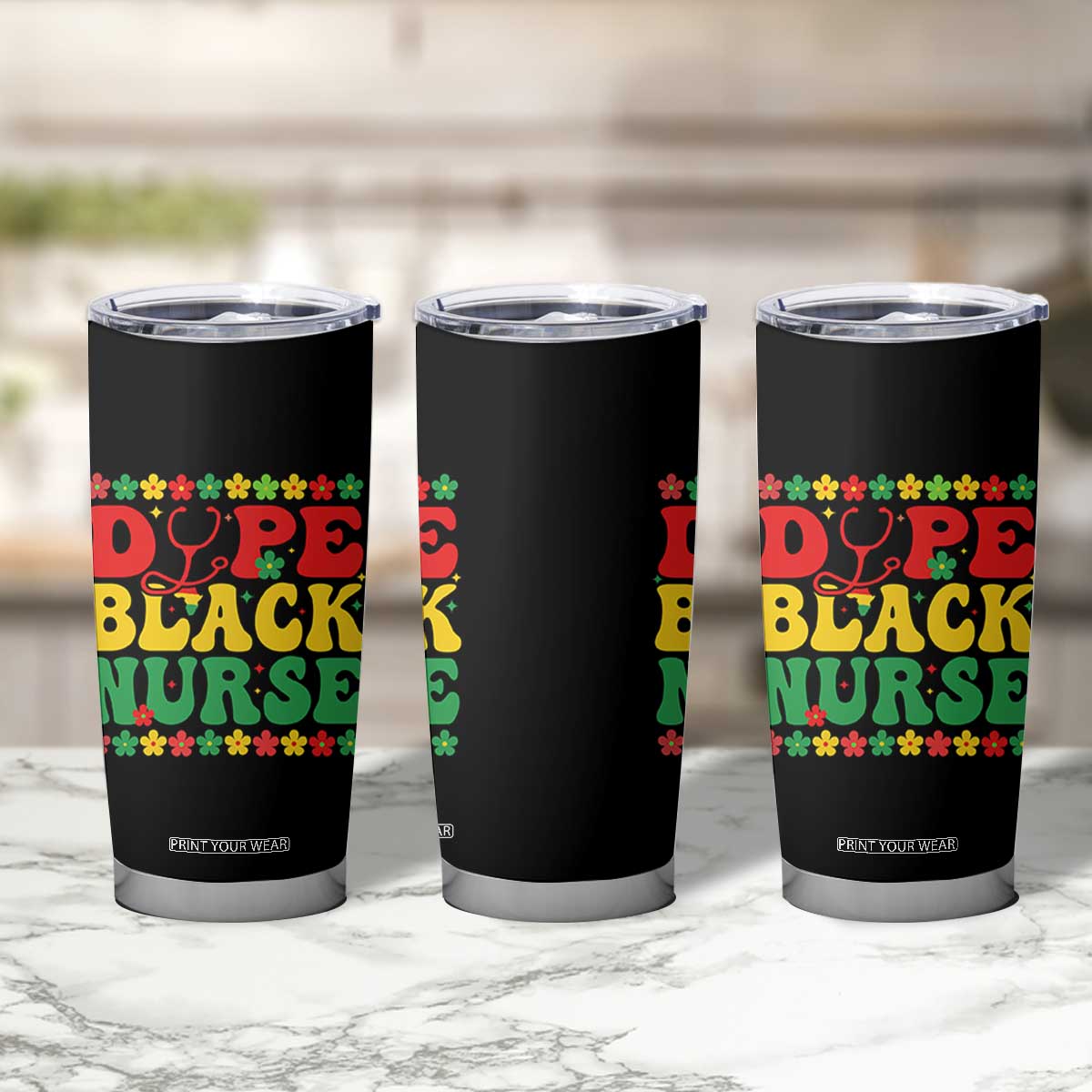 Melanin Queen Nursing Black History Month Gift Tumbler Cup Dope Black Nurse TS12 Print Your Wear