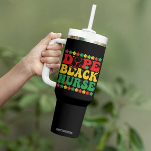 Melanin Queen Nursing Black History Month Gift Tumbler With Handle Dope Black Nurse TS12 Print Your Wear