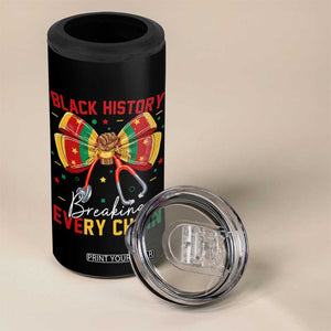 Black History Breaking Every Chain 4 in 1 Can Cooler Tumbler Gift For Black Nurse TS12 Print Your Wear