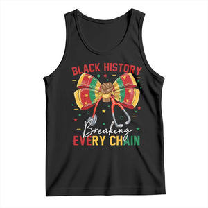 Black History Breaking Every Chain Tank Top Gift For Black Nurse TS12 Black Print Your Wear